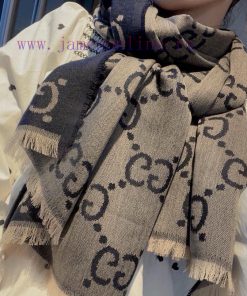 Latest custom popular G home aging double-sided men's and women's scarvesSize 70cm * 205cmMa526l76sf