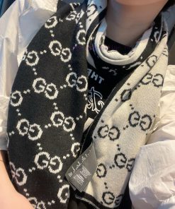 On the hot selling list, high-end quality knitted and spliced scarves from G Home are rare ivasy336n