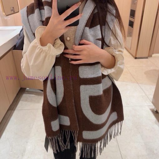 Fendi color blocked scarf, unisex, FD only produces a few styles per year, all of which are 7p0yyoxb - Image 2