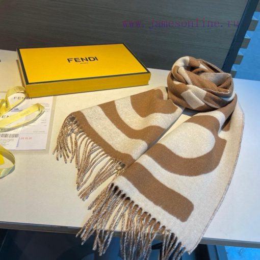 Fendi color blocked scarf, unisex, FD only produces a few styles per year, all of which are sfpjnf1w - Image 7