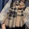 Burberry Cashmere Long Scarf ️ Recommended for Hall of Fame Royal Use ️ The latest classic b8cdjerwn
