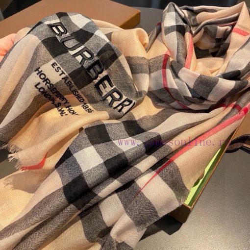 Burberry Cashmere Long Scarf ️ Recommended for Hall of Fame Royal Use ️ The latest classic b8cdjerwn - Image 9