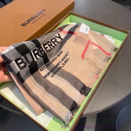 Burberry Cashmere Long Scarf ️ Recommended for Hall of Fame Royal Use ️ The latest classic b8cdjerwn - Image 10
