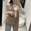 100% cashmere Hermes, high-end cashmere knitted scarf can be formal or casual, very classic 8ei4pdiq
