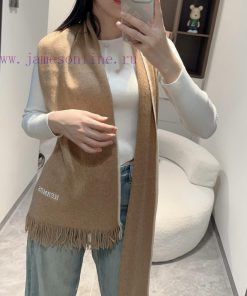 100% cashmere Hermes, high-end cashmere knitted scarf can be formal or casual, very classic 8ei4pdiq