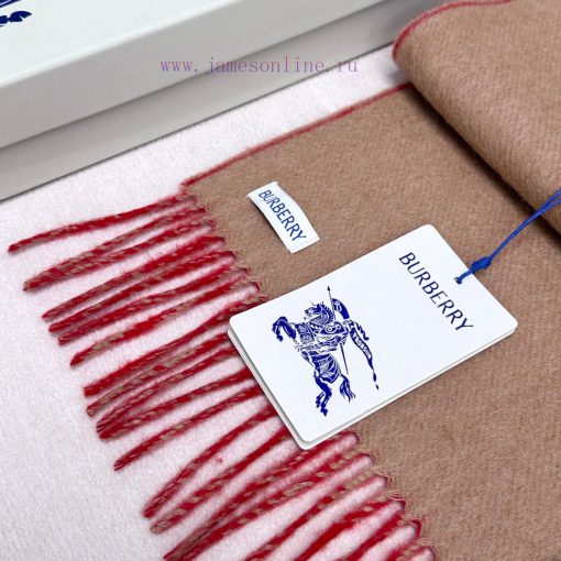 𝐁𝐔𝐑𝐁𝐄𝐑𝐑𝐘 Double sided solid color embroidered long scarf official website synchronized new ️eqwgvhpr - Image 8