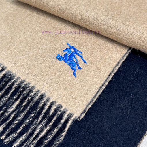 𝐁𝐔𝐑𝐁𝐄𝐑𝐑𝐘 Double sided solid color embroidered long scarf official website synchronized new ️1wrymtw6 - Image 7