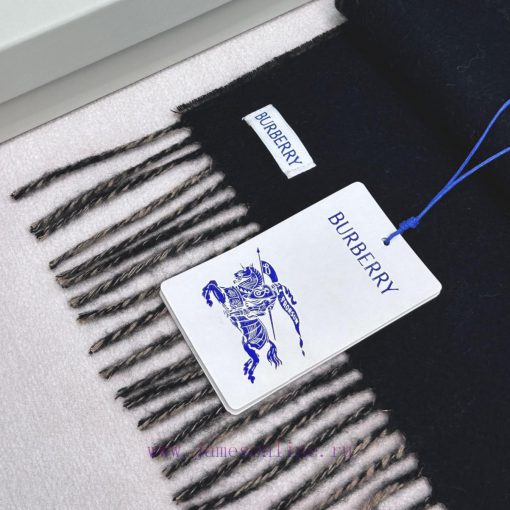 𝐁𝐔𝐑𝐁𝐄𝐑𝐑𝐘 Double sided solid color embroidered long scarf official website synchronized new ️1wrymtw6 - Image 8
