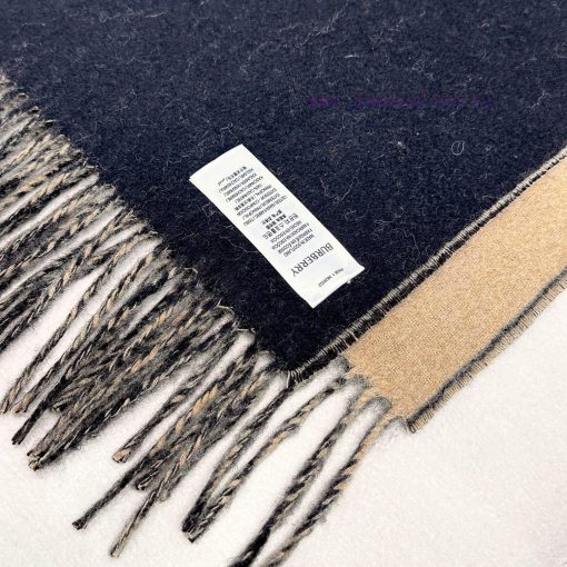 𝐁𝐔𝐑𝐁𝐄𝐑𝐑𝐘 Double sided solid color embroidered long scarf official website synchronized new ️1wrymtw6 - Image 9