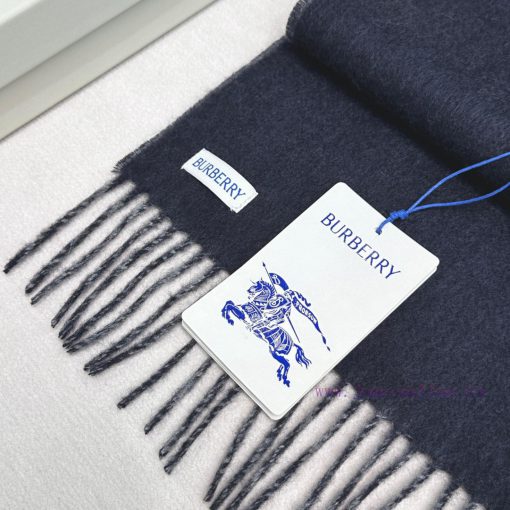 𝐁𝐔𝐑𝐁𝐄𝐑𝐑𝐘 Double sided solid color embroidered long scarf official website synchronized new ️et5w8t03 - Image 8