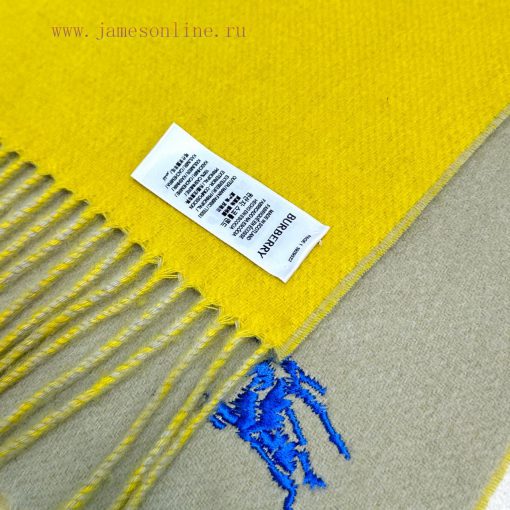 𝐁𝐔𝐑𝐁𝐄𝐑𝐑𝐘 Double sided solid color embroidered long scarf official website synchronized new ️ismyh73f - Image 9