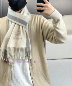 New to 100% cashmere 2023 Burberry's rare high-end men's scarf, a very authentic men's scarf874rxqd6