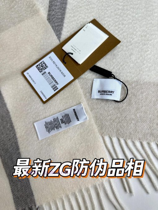 New to 100% cashmere 2023 Burberry's rare high-end men's scarf, a very authentic men's scarf874rxqd6 - Image 9