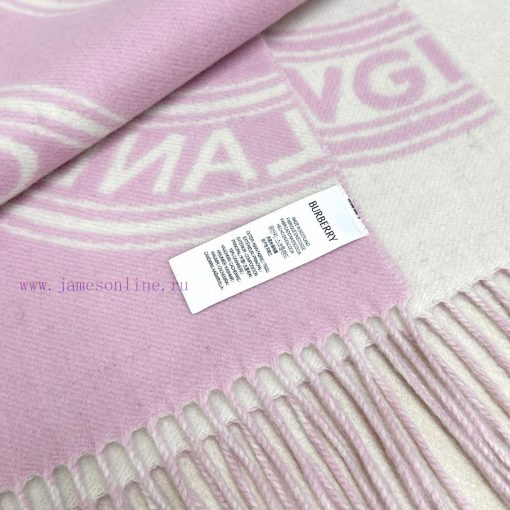 New products for autumn and winter 2024: Burberry's double-sided two tone wool scarf with a vsgvlloa - Image 9
