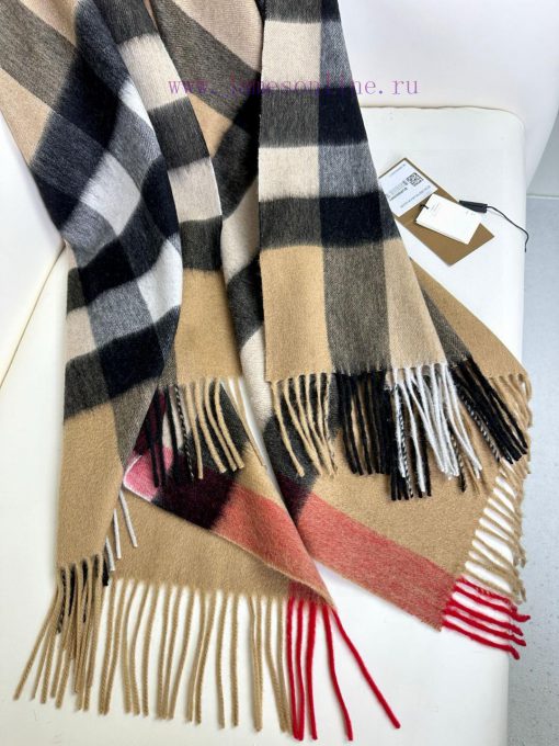 Popular Burberry classic large plaid shawl, a must-have for all hands, with the latest smalllk611soi - Image 8