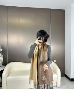 Chanel 2023 gradient color Paris Fashion Show business men's and women's universal double-sia2s4zjfa