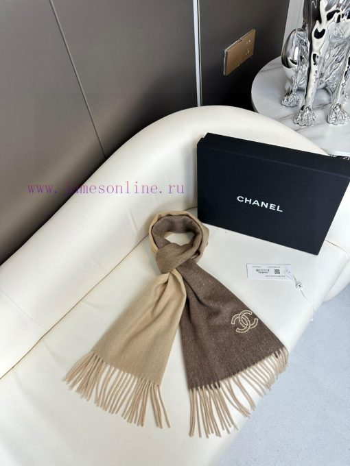 Chanel 2023 gradient color Paris Fashion Show business men's and women's universal double-sia2s4zjfa - Image 6