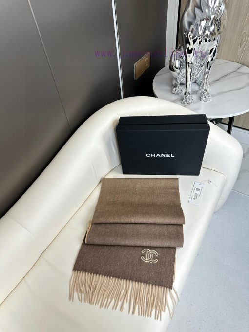 Chanel 2023 gradient color Paris Fashion Show business men's and women's universal double-sia2s4zjfa - Image 7