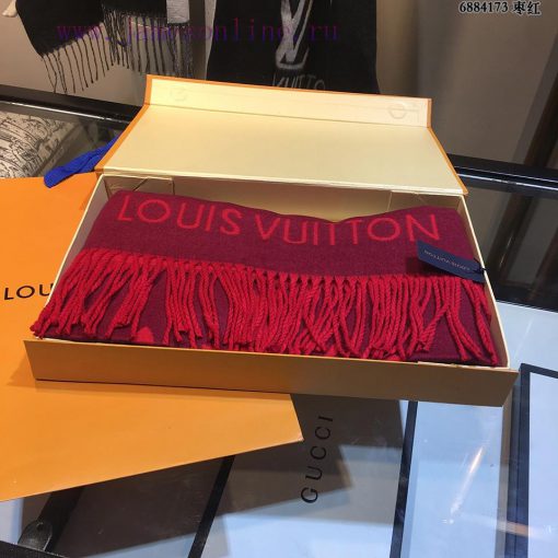 LV mink fur millennium LV cashmere scarf shawl, classic four leaf clover pattern, loved by m3ea9pjmk - Image 7