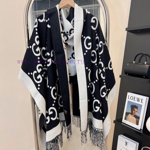 New autumn and winter scarf, made of core spun yarn texture, soft and warm, double-sided twod6btifal - Image 3