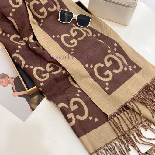 New autumn and winter scarf, made of core spun yarn texture, soft and warm, double-sided two604nqrot - Image 6