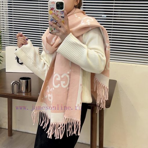 New autumn and winter scarf, made of core spun yarn texture, soft and warm, double-sided two010i4iby - Image 3