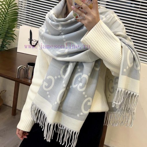 New autumn and winter scarf, made of core spun yarn texture, soft and warm, double-sided two010i4iby - Image 5