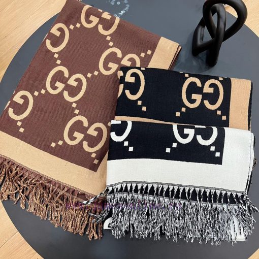 New autumn and winter scarf, made of core spun yarn texture, soft and warm, double-sided two604nqrot - Image 10