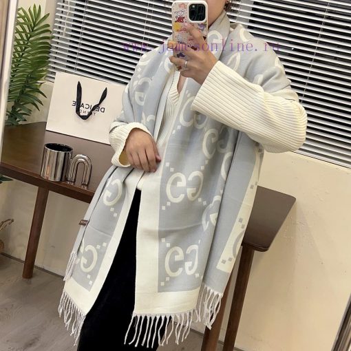 New autumn and winter scarf, made of core spun yarn texture, soft and warm, double-sided two010i4iby - Image 6