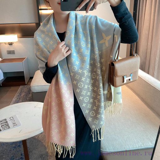 New autumn and winter scarf, made of core spun yarn texture, soft and warm, double-sided twol3qvhymr