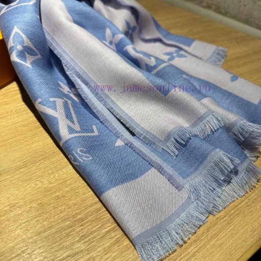 LV Jacquard Scarf Sincerely Praised ‼ The original 11 custom Miss LV long scarf is made of ahmvvesgm - Image 7