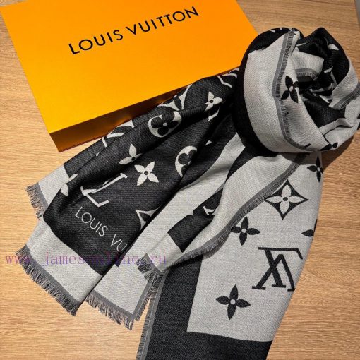 LV Jacquard Scarf Sincerely Praised ‼ The original 11 custom Miss LV long scarf is made of a7rh3czua - Image 6