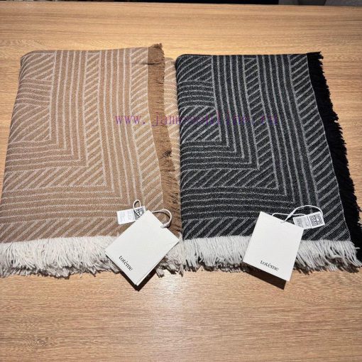 Extremely rare Toteme export original large shawlThis type of goods has no additional ordersn9ekszhc - Image 10
