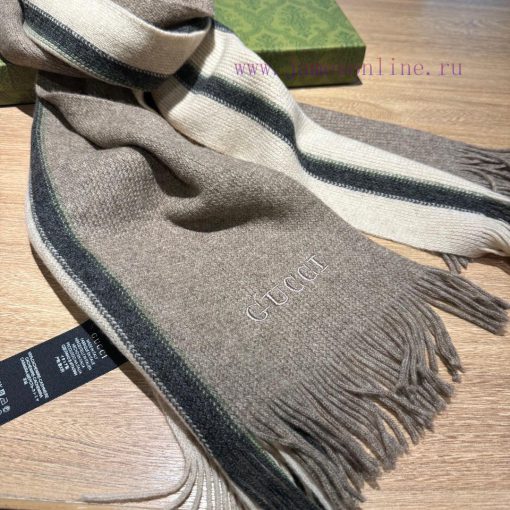 Gucci, high-end wool knitted scarves can be formal or casual, with a very classical design fptoanlwv - Image 7