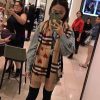 Burberry couple's big hit is coming, super cute classic peach heart ️ cashmere scarf, anothe4e6kr78e