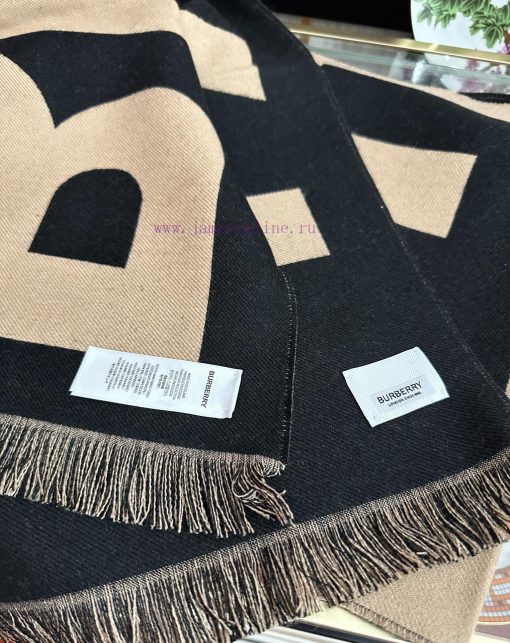 Burberry [Gift] Latest Double sided Large Letter Scarf [Moon] Super Recommended Large Letterw4bj8rio - Image 7