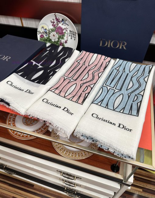 Dior's new cashmere scarf long shawl [Love] Pure luxury and fashion sense [Rose] Too tastefubenbjgjt - Image 3