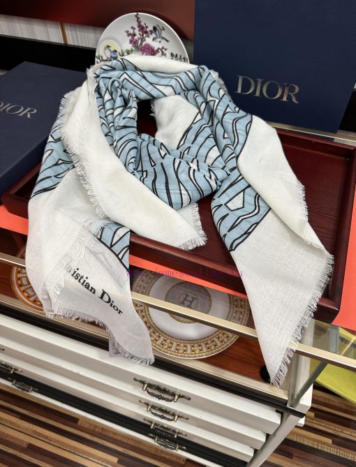 Dior's new cashmere scarf long shawl [Love] Pure luxury and fashion sense [Rose] Too tastefubenbjgjt - Image 5