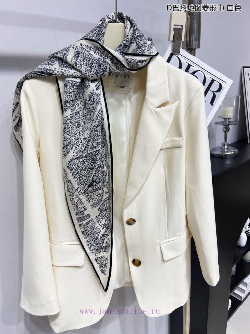 New D Home D Paris Map Diamond Scarf with Exquisite Handmade Roll Multi functional Accessoris7je0fb8 - Image 9