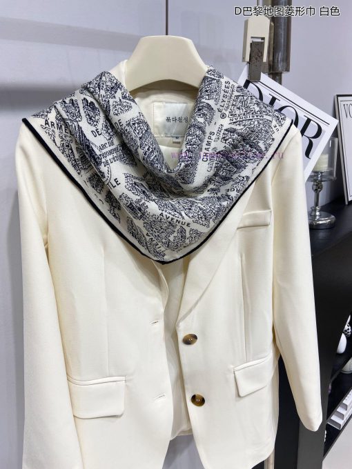 New D Home D Paris Map Diamond Scarf with Exquisite Handmade Roll Multi functional Accessoris7je0fb8 - Image 10