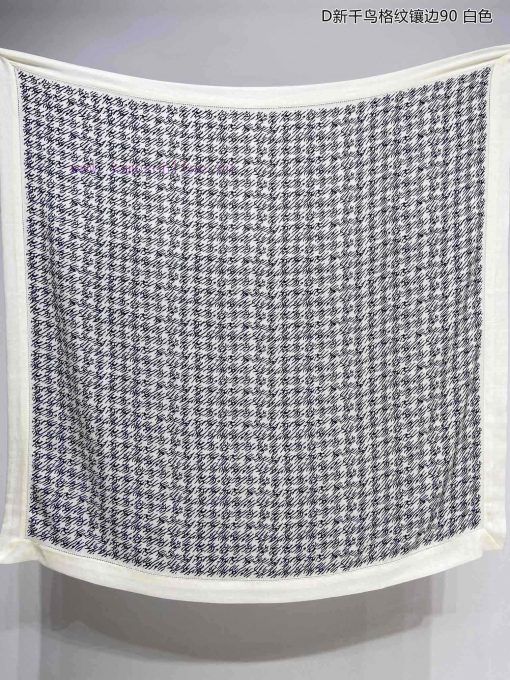 Synchronized with the latest trend of Do, the D New Thousand Bird Grid Border 90 Cashmere Sqi8vnx3r5 - Image 4