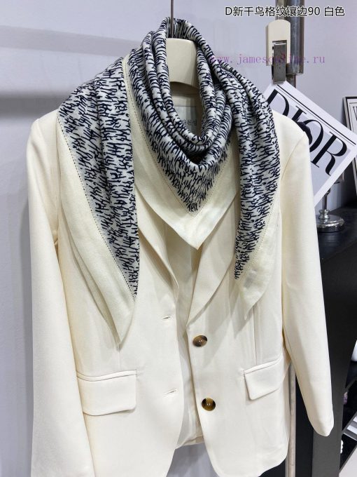 Synchronized with the latest trend of Do, the D New Thousand Bird Grid Border 90 Cashmere Sqi8vnx3r5 - Image 7