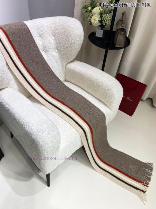 LP premium original single LP contrasting striped knitted long scarf ️ High end product ️ He0zx9qb2f - Image 11