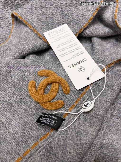 Fragrant New Double C Rounded Edge Shawl Cashmere Long Scarf Beautiful [Tears] Royal Palace ith7d5w5 - Image 13