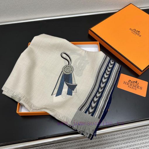 Heavy Attack ️ Highly Recommended 🧱Hermes Velvet Long Scarf High end Double sided Same Color5jhso5bw - Image 2