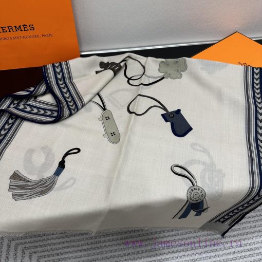 Heavy Attack ️ Highly Recommended 🧱Hermes Velvet Long Scarf High end Double sided Same Color5jhso5bw - Image 4