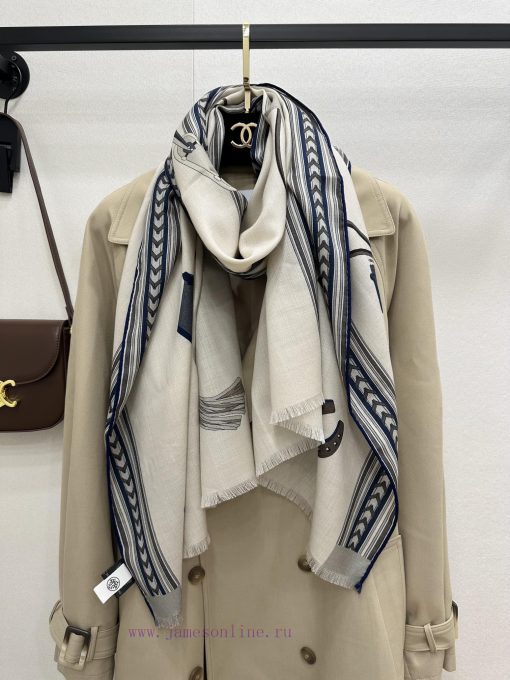 Heavy Attack ️ Highly Recommended 🧱Hermes Velvet Long Scarf High end Double sided Same Color5jhso5bw - Image 8