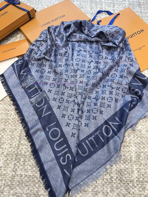 The original LVLOCK AND GO DENIM shawl cleverly blends traditional elements with the modern p9yc4kl4 - Image 7