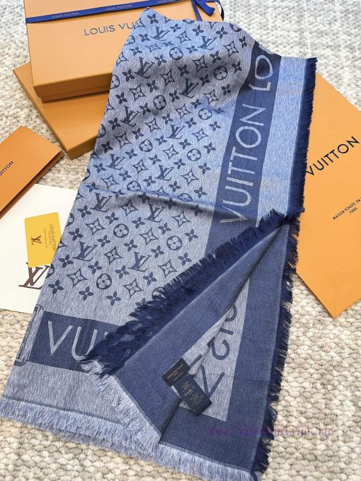 The original LVLOCK AND GO DENIM shawl cleverly blends traditional elements with the modern p9yc4kl4 - Image 10