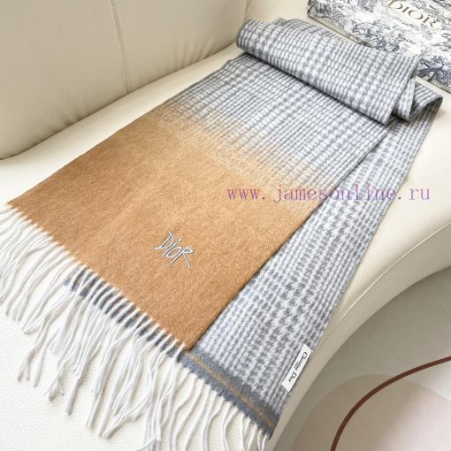 The new cashmere original is extremely beautiful, and the Dior gradient cashmere long scarf x10sbis7 - Image 6